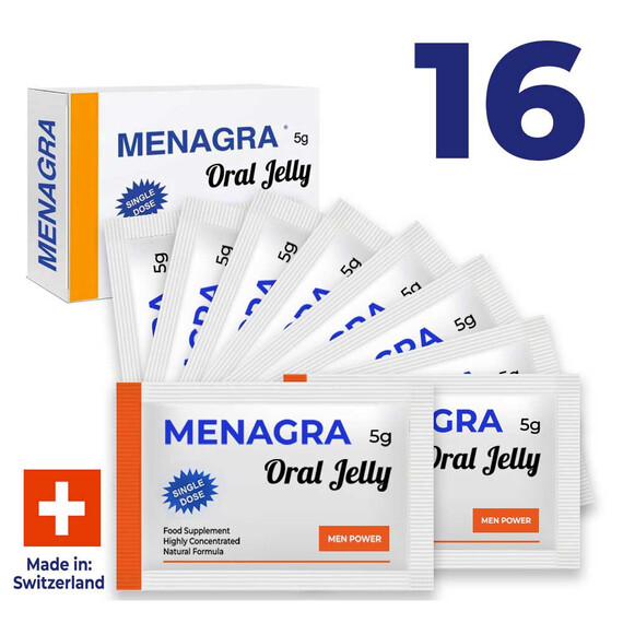MENAGRA - Орален Секс Стимулант Желе 16бр.  Ерекция