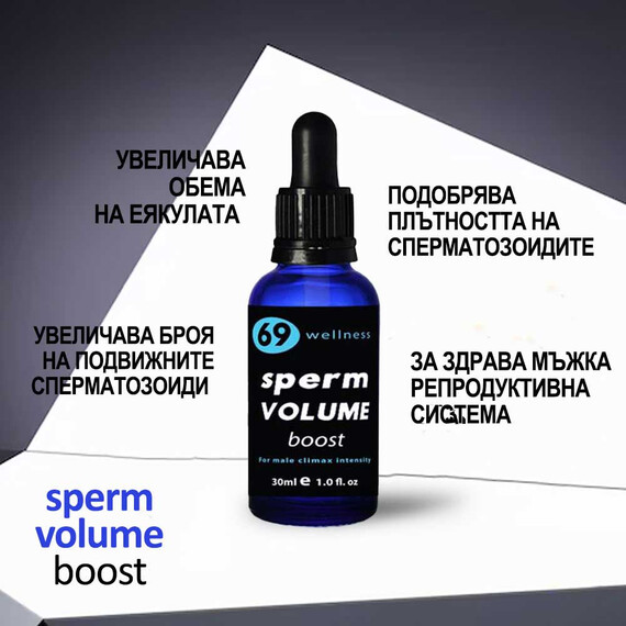 1+1=3 Капки за повече сперма Sperm Volume boost  Ерекция секс стимуланти