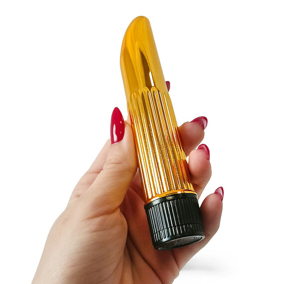 Вибратор Lady Finger Gold  Класически вибратори