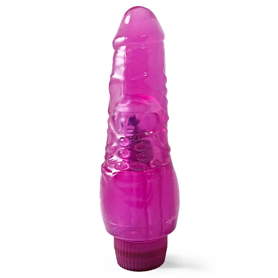 Вибратор Jelly Mystery - лилав  Реалистични вибратори