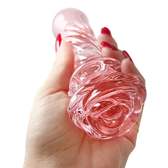 Анален разширител Pink Rose Glass  Анални разширители Анален разширител Pink Rose Glass  Анални разширители