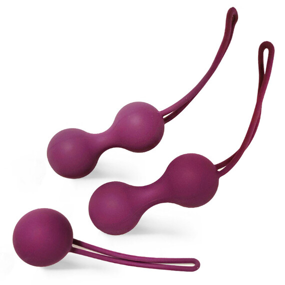 Комплект вагинални топчета - лилави  Вагинални Топчета