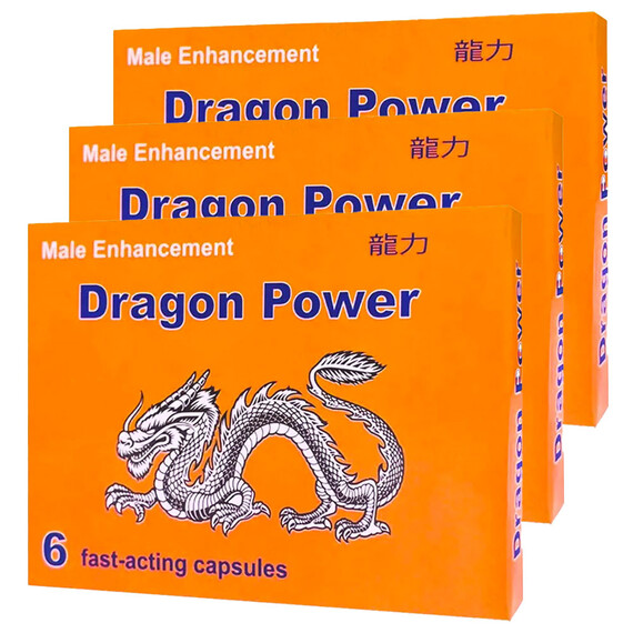 3 x Капсули за ерекция Dragon Power 3x6 капсули  Ерекция