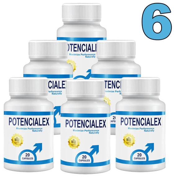 6 x POTENCIALEX капсули секс стимулант за мъже  Ерекция секс стимуланти