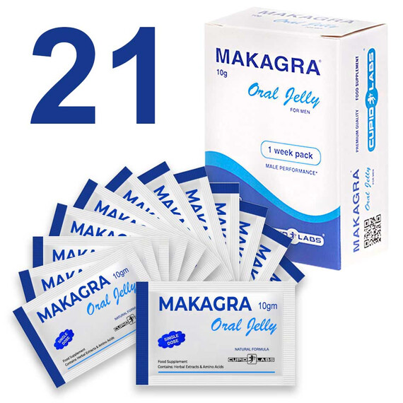 Желе за мощна ерекция MAKAGRA Oral Jelly - 21бр ПРОМО!!!  Ерекция