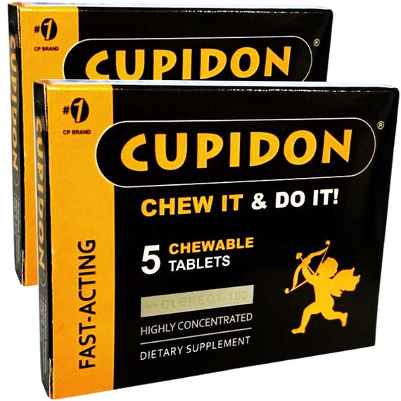 2 кутии Cupidon 10 бързодействащи дъвчащи таблетки за ерекция  Предложения за Мъже