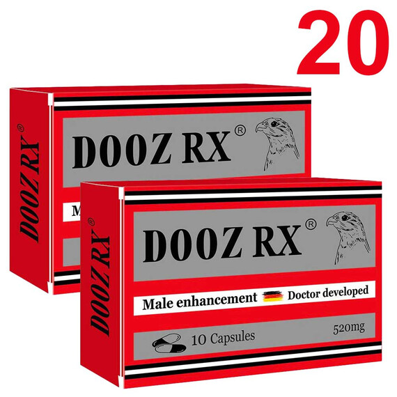 2 х DOOZ Rx 2х10 капсули за силна ерекция - секс стимулант  Ерекция