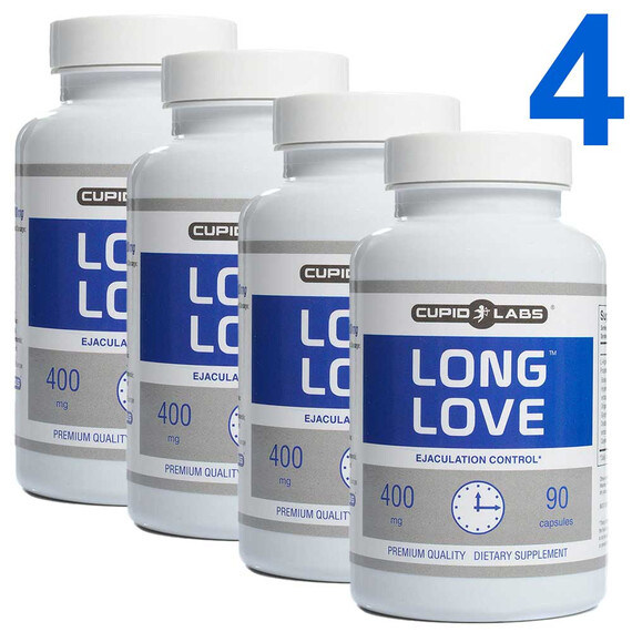 4 x Задържащи капсули за мъже Long Love 4x90бр  Забавящи еякулацията