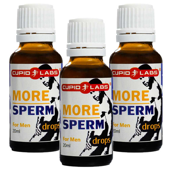 3 x Капки за повече сперма More Sperm  Плодовитост и сперма