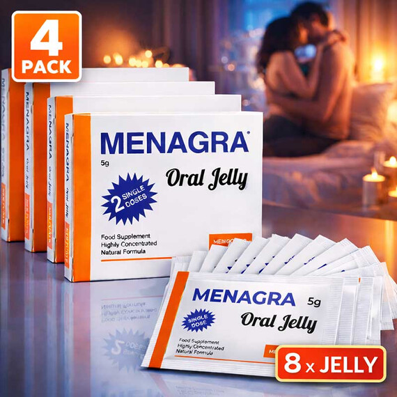 Снимка на MENAGRA - Орален Секс Стимулант Желе 8бр.