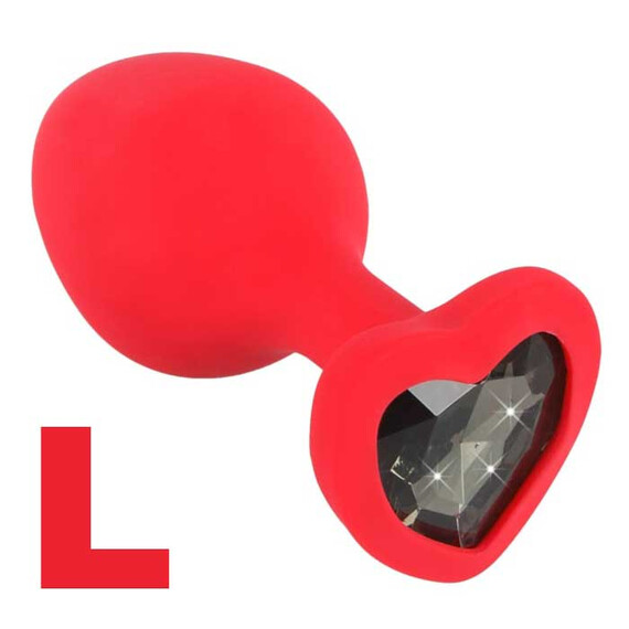 Анален разширител Heart Jewel Plug L
