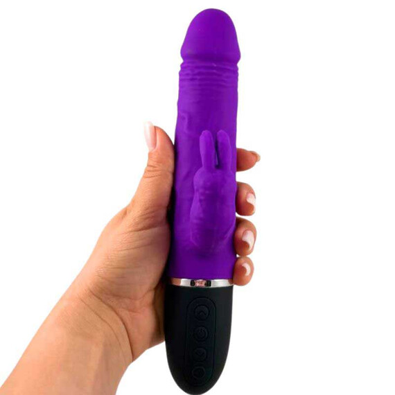 Луксозен rabbit вибратор със зайче за клитор стимулация и 10 скоростиснимка 2