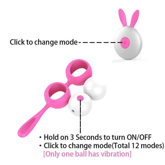 Вибро Кегел топчета за тазово дъно и G-точка презареждаемиснимка 4