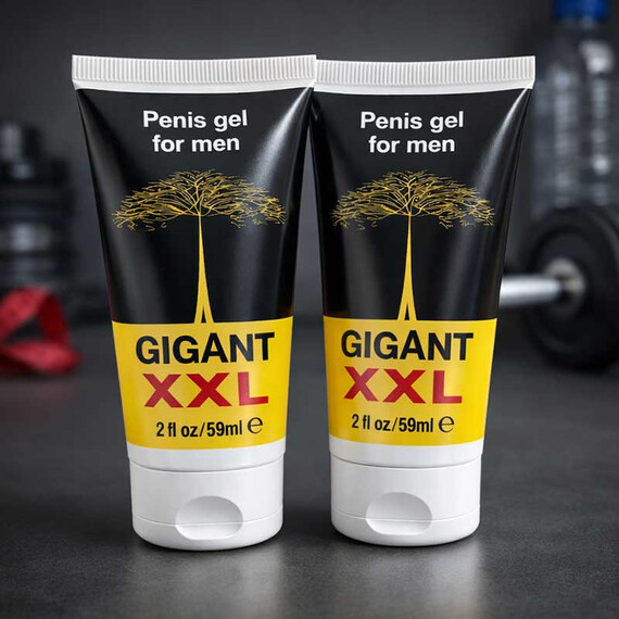 Снимка на 2 x Gigant gel за уголемяване на пениса Гигант гел 2x60мл