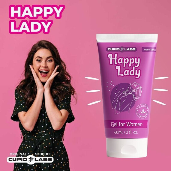 2 броя Възбуждащ гел за жени Happy Ladyснимка 6