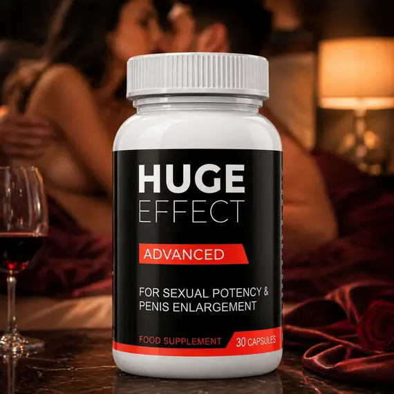 Huge Effect Advanced капсули за ерекция и уголемяване - 30 броя