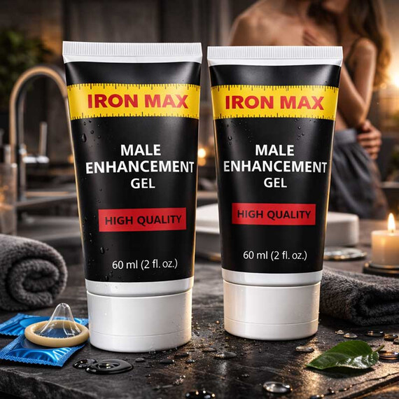 2 x Гел за уголемяване на пениса Iron Max Gel - 60ml
