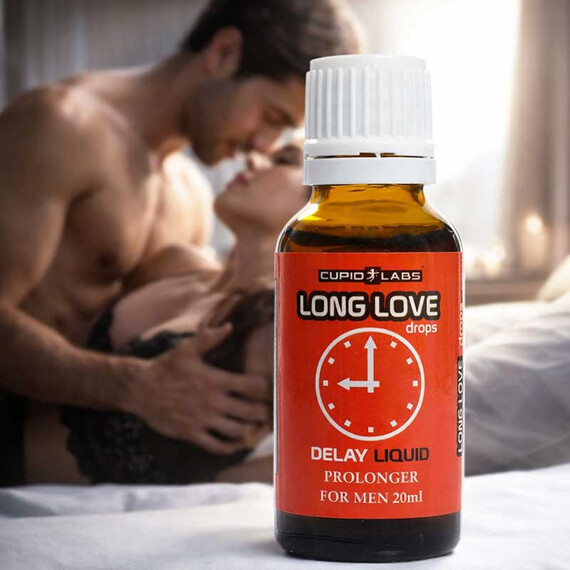 Снимка на Задържащи капки за мъже Long Love 20мл. - Забавят еякулацията