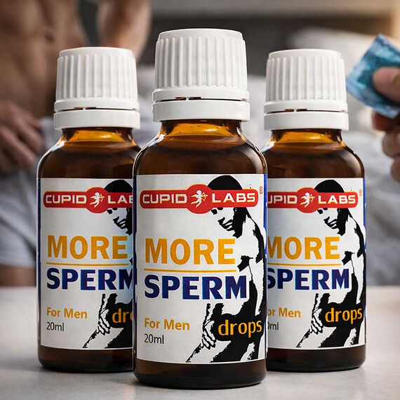 Снимка на 3 x Капки за повече сперма More Sperm