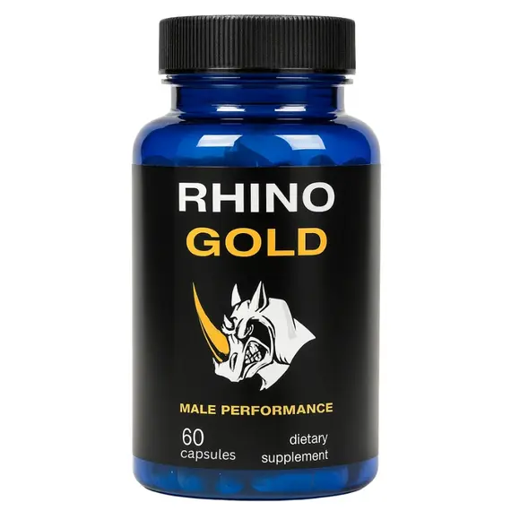 Гел за увеличаване на пениса Rhino Gold XXL + Rhino Капсули за уголемяване на пенисаснимка 2