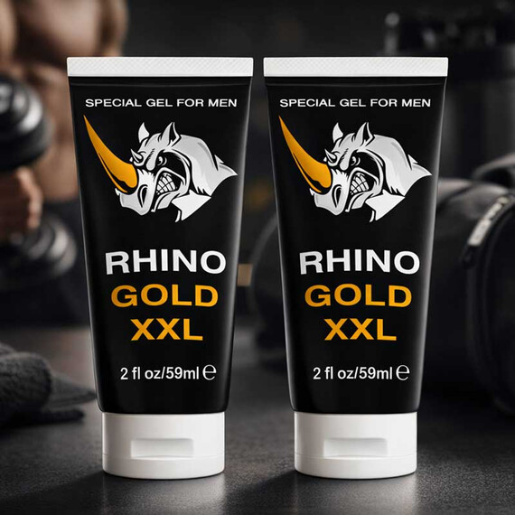 2 x Гел за увеличаване на пениса Rhino Gold Gel XXL