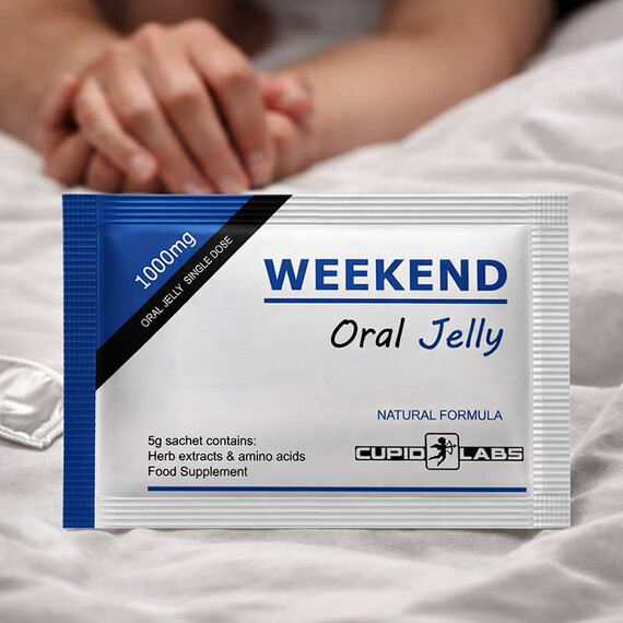 Ядящо се желе за ерекция WEEKEND Oral Jelly 5gr