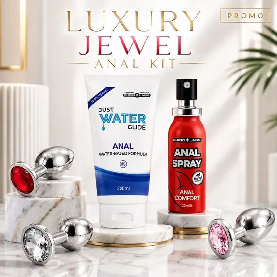 Luxury Jewel Anal Kit – премиум промо комплект за стил, комфорт и постепенно анално удоволствие