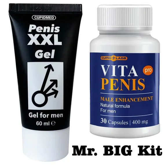 Комплект гел и капсули за уголемяване на пениса Mr. BIG Kit