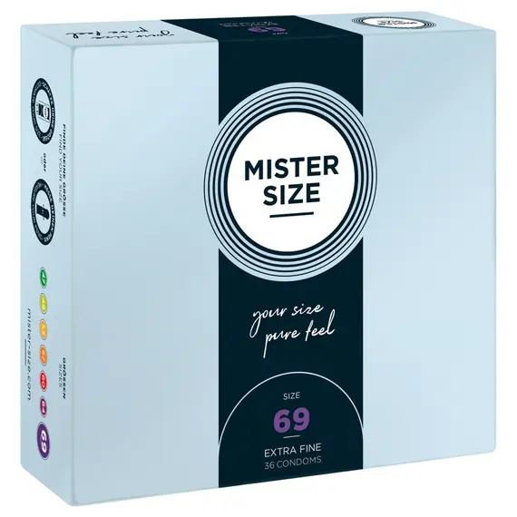 36бр Презервативи Mister Size 69мм