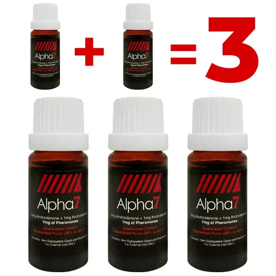 1+1=3 Alpha 7 Феромони без аромат 3 опаковкиснимка 2