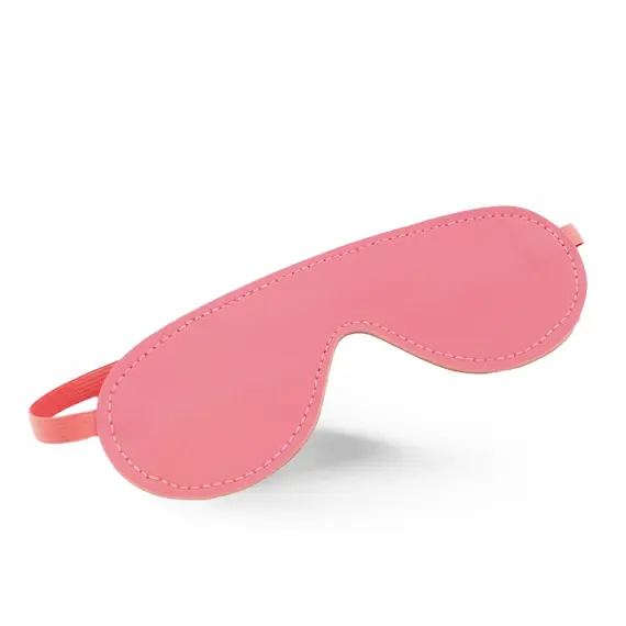 Кожена маска за очи LOVE IS BLIND Pink