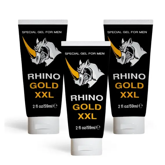 3 x Гел за увеличаване на пениса Rhino Gold Gel XXL