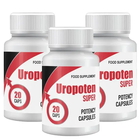 3 x Uropoten Super - Капсули за мъжка потентност 3x20бр.