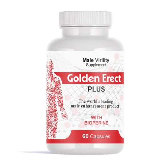 Golden Erect – 60 Капсули за По-Силна Ерекция и Уголемяване на Пениса