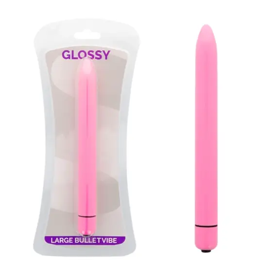 GLOSSY - SLIM вибратор DEEP ROSE