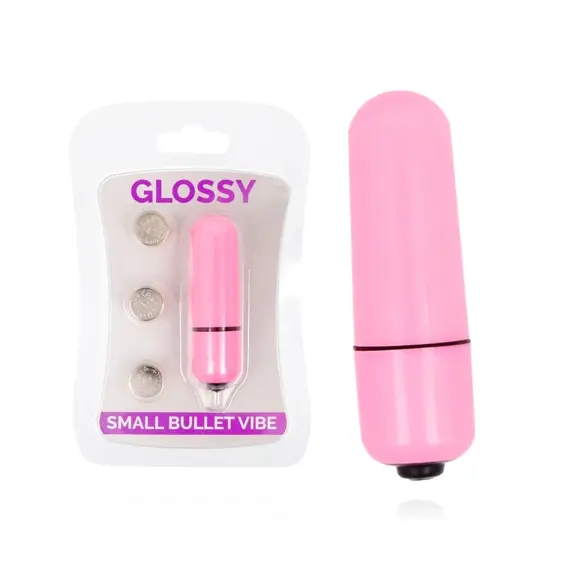 GLOSSY - SMALL вибро куршум вибратор DEEP ROSE