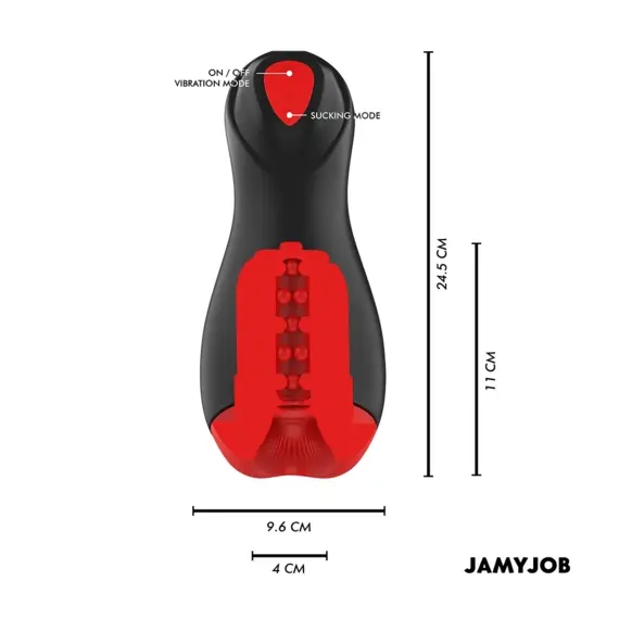 JAMYJOB - CORE-X автоматичен мастурбатор 5 вакуумна стимулация и вибрация режима