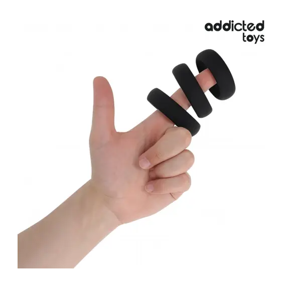 ADDICTED - Комплект OF FLAT силиконов рингове