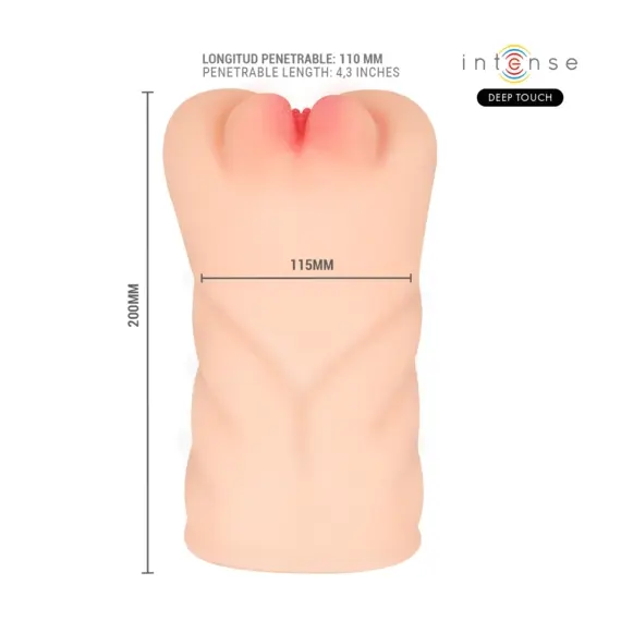 INTENSE DEEP TOUCH - KRISTA вагинален мастурбатор с вакуумна стимулация, вибрация и звуков ефект 1.2 кгснимка 2