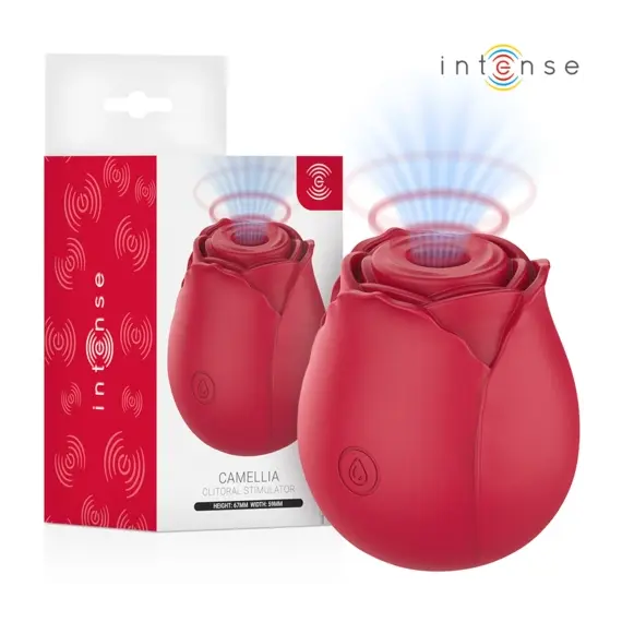INTENSE - CAMELLIA клиторна вакуумна стимулация ROSE BY WAVES BORDEAUX