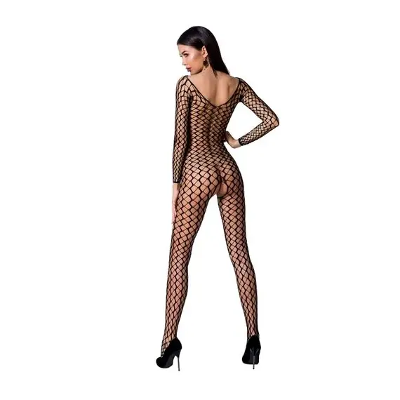 PASSION WOMAN BS068 боди чорапогащник - Черен универсален размерснимка 2
