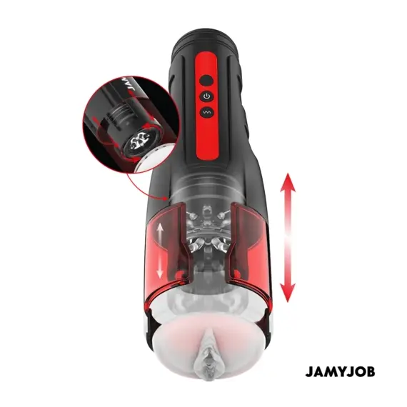 JAMYJOB - CYCLONE автоматичен вагина мастурбатор 10 ротация и тласкащи режимаснимка 2