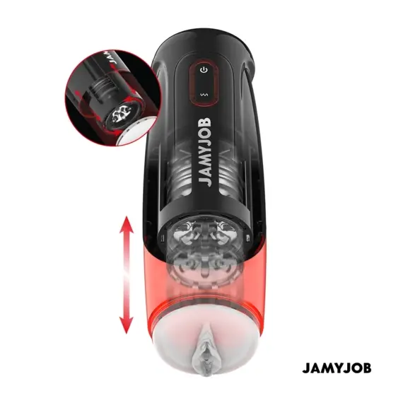 JAMYJOB - STORM автоматичен вагина мастурбатор 10 ротация и тласкащи режимаснимка 2
