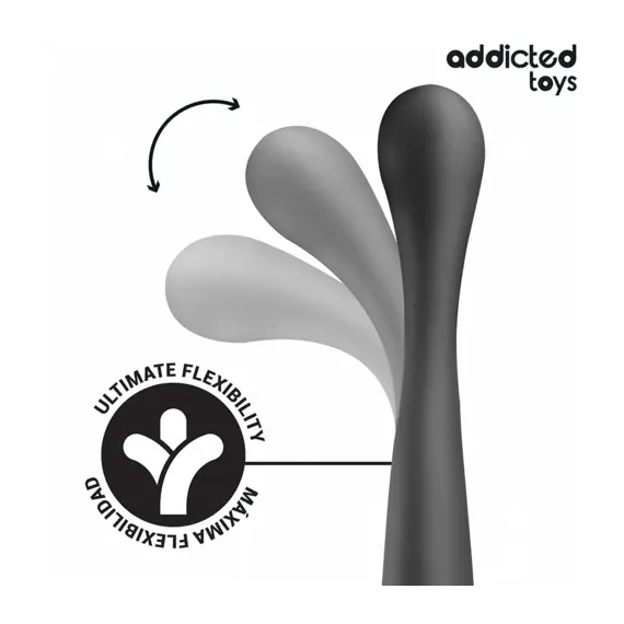 ADDICTED - Двоен анален масажор силиконов 22.5 смснимка 2