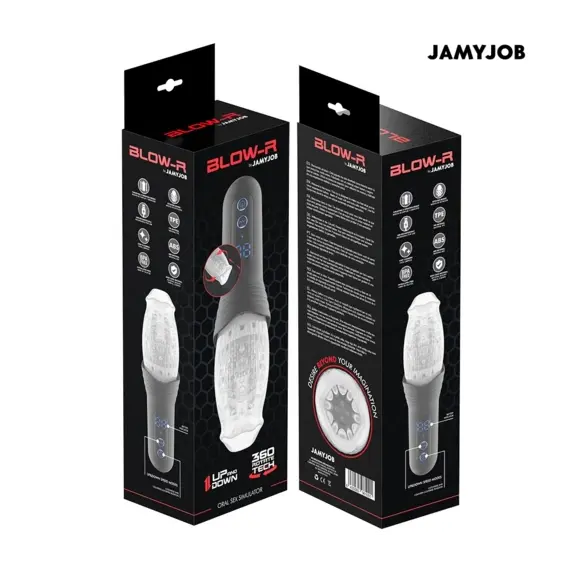 JAMYJOB - BLOW-R мастурбатор с тласкащи и ротацияснимка 2