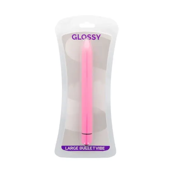 GLOSSY - SLIM вибратор DEEP ROSEснимка 3
