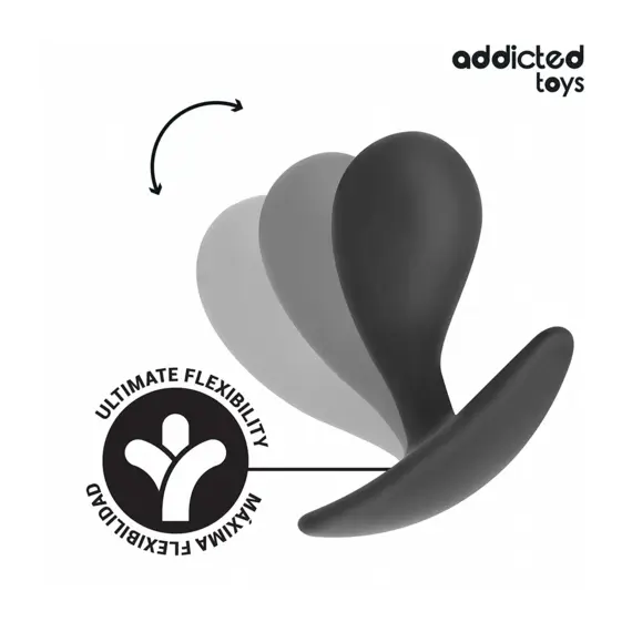 ADDICTED - Комплект OF 3 анална тапа силиконов модел 3снимка 3