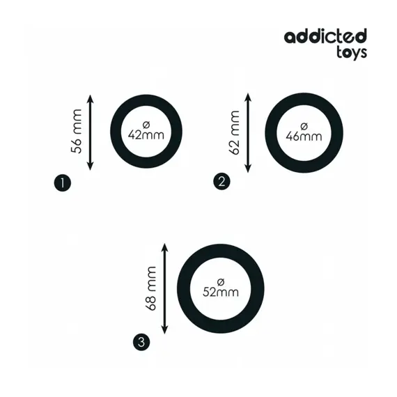 ADDICTED - Комплект OF FLAT силиконов ринговеснимка 3