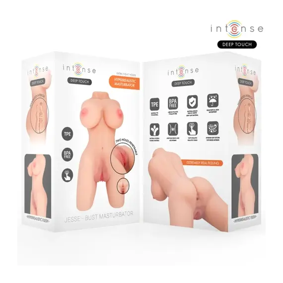 INTENSE DEEP TOUCH - JESSE TORSO двоен вагина & анална част мастурбаторснимка 3