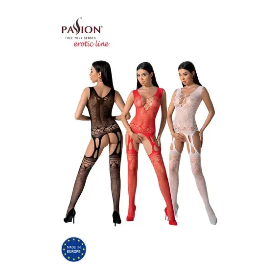 PASSION - BS099 боди чорапогащник черен универсален размерснимка 5